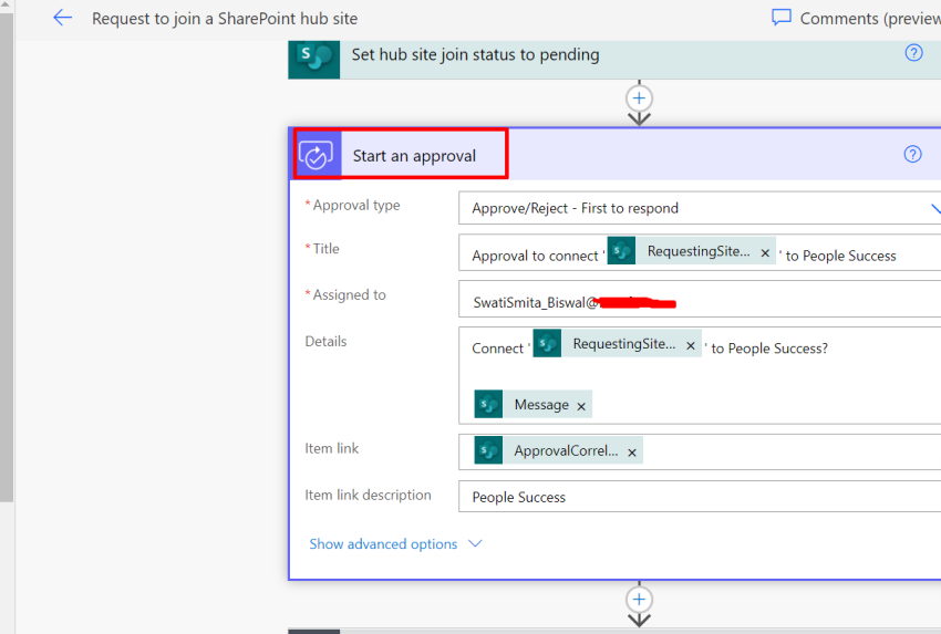 Restrict Other Site Owners To Associate Sites With Hub Sites Using Power Automate